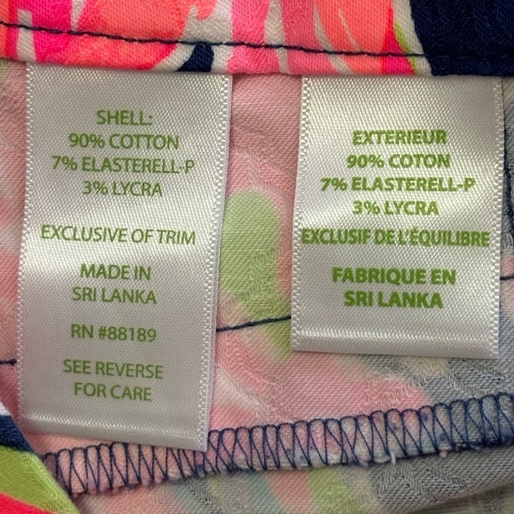 Lilly Pulitzer 12816 Kelly Textured Skinny Ankle Pant Women Size 2 Brigh… - Picture 5 of 8